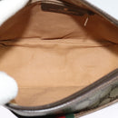 GUCCI GG Supreme Web Sherry Line Bag PVC Beige Gold 89 02 032 Auth bs27889-10