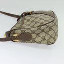 GUCCI GG Supreme Web Sherry Line Bag PVC Beige Gold 89 02 032 Auth bs27889-3