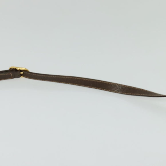 GUCCI GG Supreme Web Sherry Line Bag PVC Beige Gold 89 02 032 Auth bs27889