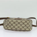 GUCCI GG Supreme Web Sherry Line Bag PVC Beige Gold 89 02 032 Auth bs27889-5