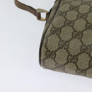 GUCCI GG Supreme Web Sherry Line Bag PVC Beige Gold 56 02 004 Auth bs27890-15