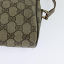 GUCCI GG Supreme Web Sherry Line Bag PVC Beige Gold 56 02 004 Auth bs27890-16