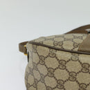 GUCCI GG Supreme Web Sherry Line Bag PVC Beige Gold 89 02 032 Auth bs27894-9