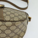 GUCCI GG Supreme Web Sherry Line Bag PVC Beige Gold 89 02 032 Auth bs27894-14