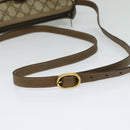 GUCCI GG Supreme Web Sherry Line Bag PVC Beige Gold 89 02 032 Auth bs27894-7