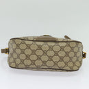 GUCCI GG Supreme Web Sherry Line Bag PVC Beige Gold 89 02 032 Auth bs27894-5