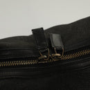 GUCCI Web Sherry Line Shoulder Bag Denim Black Gold 73884 Auth bs27901-9
