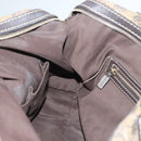 GUCCI GG Crystal Hand Bag Coated Canvas Beige Gold 223962 Auth bs27902-18