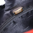 LOEWE Shoulder Bag Leather Red Gold Auth bs27909-11