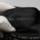 FENDI Zucchino Canvas Shoulder Bag Black Silver Auth bs27912-12