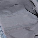 FENDI Zucchino Canvas Tote Bag Black Silver Auth bs27913-11