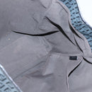 FENDI Zucchino Canvas Tote Bag Black Silver Auth bs27913-18