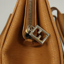 FENDI Zucca Canvas Hand Bag 2way Brown Black Auth bs27918-10