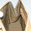 FENDI Zucca Canvas Hand Bag 2way Brown Black Auth bs27918-19