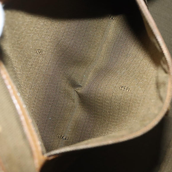 FENDI Zucca Canvas Hand Bag 2way Brown Black Auth bs27918