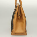 FENDI Zucca Canvas Hand Bag 2way Brown Black Auth bs27918-3