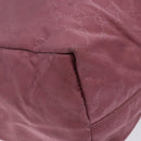 GUCCI GG Canvas Tote Bag Nylon Pink Silver 282439 Auth bs27919-14