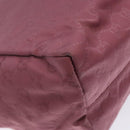 GUCCI GG Canvas Tote Bag Nylon Pink Silver 282439 Auth bs27919-16