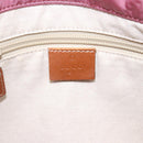 GUCCI GG Canvas Tote Bag Nylon Pink Silver 282439 Auth bs27919-17