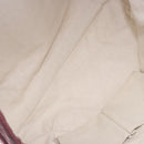 GUCCI GG Canvas Tote Bag Nylon Pink Silver 282439 Auth bs27919-11