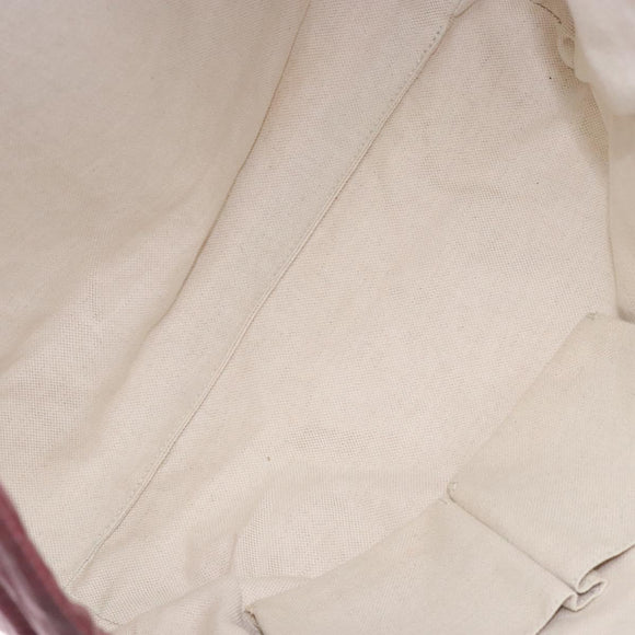 GUCCI GG Canvas Tote Bag Nylon Pink Silver 282439 Auth bs27919