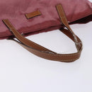 GUCCI GG Canvas Tote Bag Nylon Pink Silver 282439 Auth bs27919-7