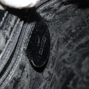 GUCCI Shoulder Bag Enamel Black Silver 002 1705 0424 Auth bs27922-18