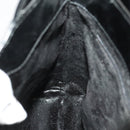 GUCCI Shoulder Bag Enamel Black Silver 002 1705 0424 Auth bs27922-20