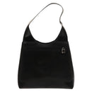 GUCCI Shoulder Bag Enamel Black Silver 002 1705 0424 Auth bs27922-13