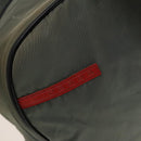 PRADA Sports Boston Bag Nylon Gray Silver Auth bs27925-18
