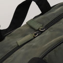 PRADA Sports Boston Bag Nylon Gray Silver Auth bs27925-10