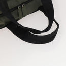 PRADA Sports Boston Bag Nylon Gray Silver Auth bs27925-7