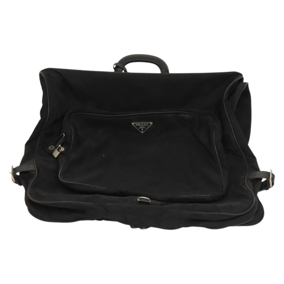 PRADA Garment Cover Nylon Black Auth bs27926