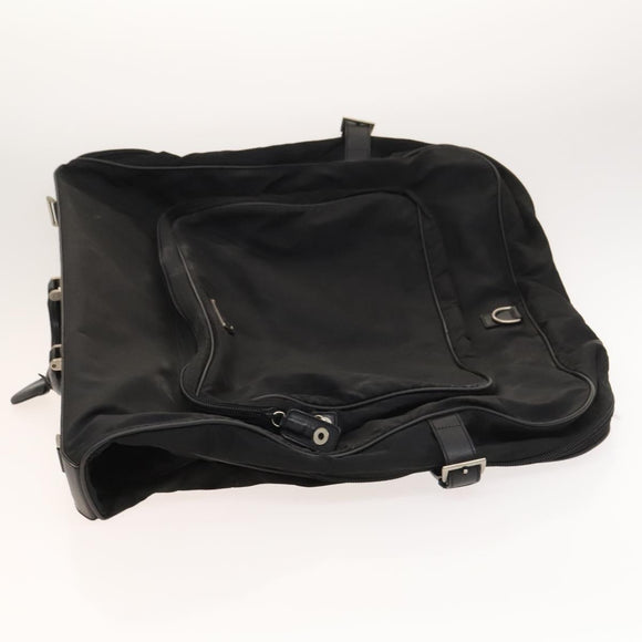 PRADA Garment Cover Nylon Black Auth bs27926