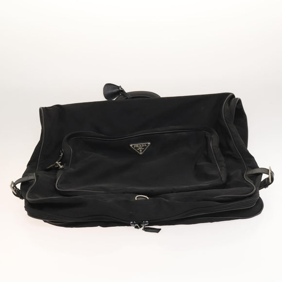 PRADA Garment Cover Nylon Black Auth bs27926