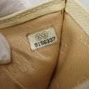 CHANEL Bifold Wallet Leather White Gold CC Auth bs27934-12