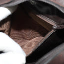 CELINE C Sulky Shoulder Bag Canvas Brown Gold Auth bs27936-11