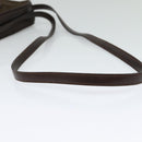 CELINE C Sulky Shoulder Bag Canvas Brown Gold Auth bs27936-7