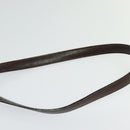 CELINE C Sulky Shoulder Bag Canvas Brown Gold Auth bs27936-8