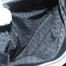 CELINE C Macadam Canvas Hand Bag Black Silver Auth bs27937-11