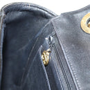 CHANEL Matelasse 30 Chain Shoulder Bag Enamel Black Gold CC Auth bs27942-27