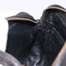 CHANEL Matelasse Chain Shoulder Bag Lamb Skin Black Gold CC Auth bs27944-21