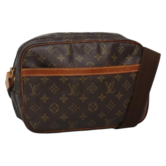 LOUIS VUITTON Monogram Reporter PM Shoulder Bag M45254 LV Auth bs27949