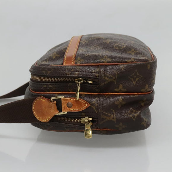 LOUIS VUITTON Monogram Reporter PM Shoulder Bag M45254 LV Auth bs27949