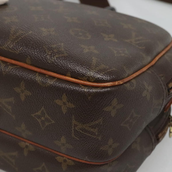 LOUIS VUITTON Monogram Reporter PM Shoulder Bag M45254 LV Auth bs27951