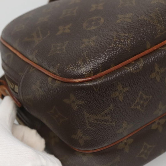 LOUIS VUITTON Monogram Reporter PM Shoulder Bag M45254 LV Auth bs27951