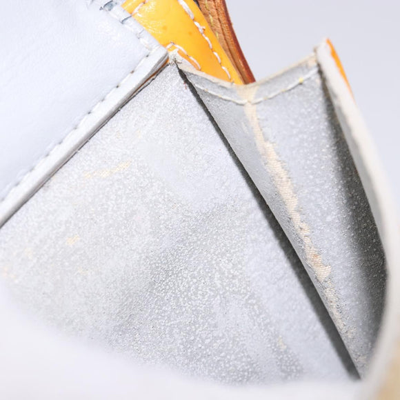 LOUIS VUITTON Monogram Vernis Motto Accessory Pouch Gris M91030 LV Auth bs27961