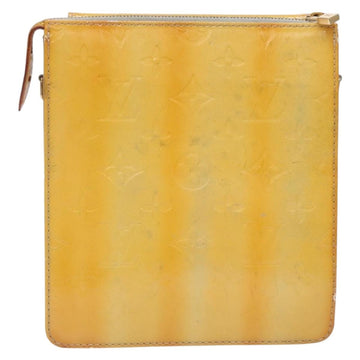 LOUIS VUITTON Monogram Vernis Motto Accessory Pouch Gris M91030 LV Auth bs27961 - 0