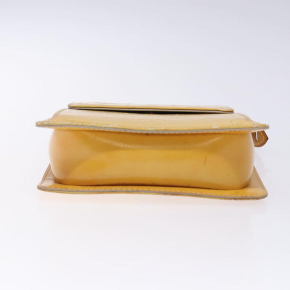 LOUIS VUITTON Monogram Vernis Motto Accessory Pouch Gris M91030 LV Auth bs27961