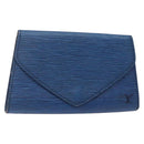 LOUIS VUITTON Epi Art Deco Clutch Bag Blue M52635 LV Auth bs27963-1